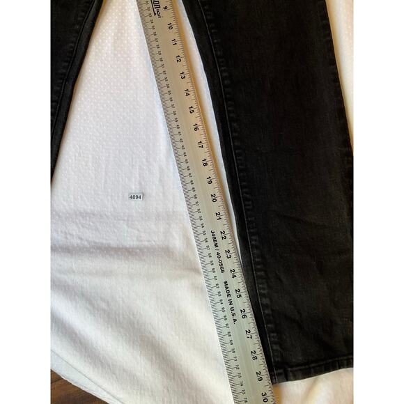 Aeropostale Men Skinny Jeans size 30 x 32 Black Mid Rise Stretch - Picture 4 of 12